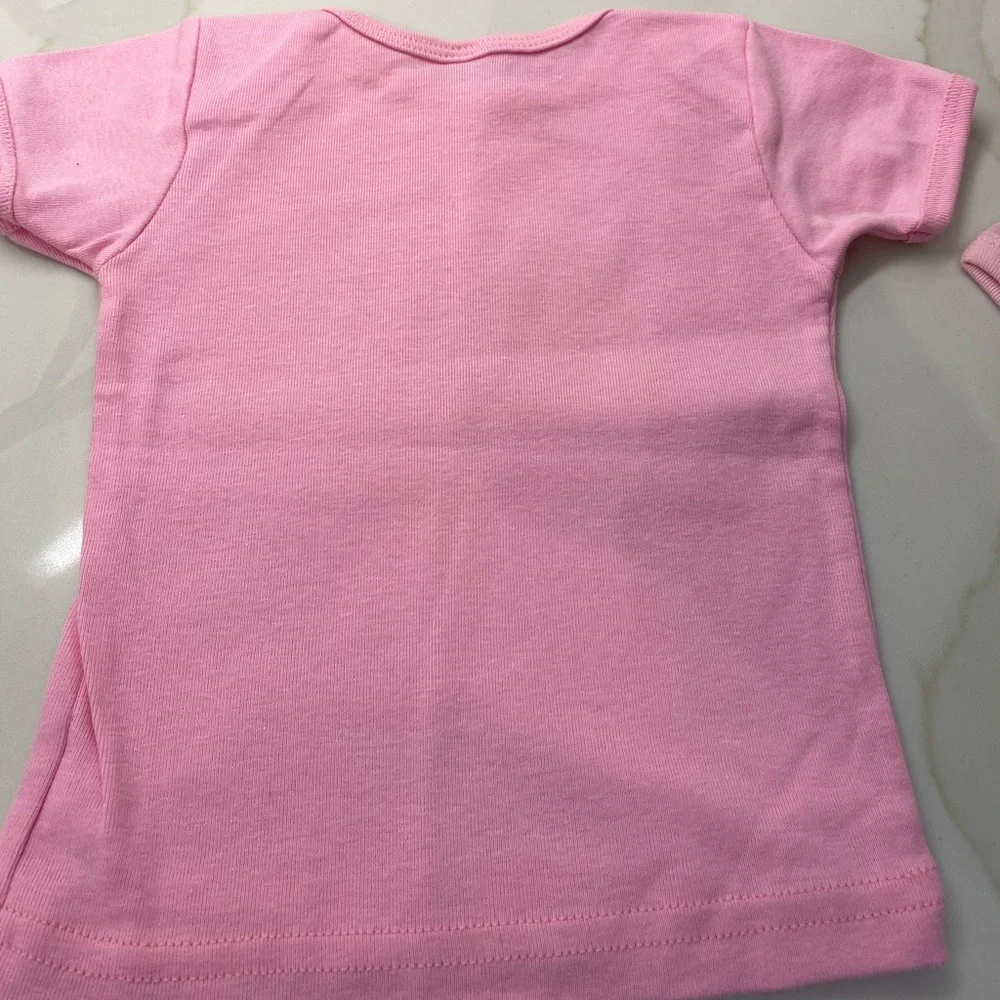 HALLMARK/AMERICAN APPAREL COTTON ONESIE/TEE SET NEW